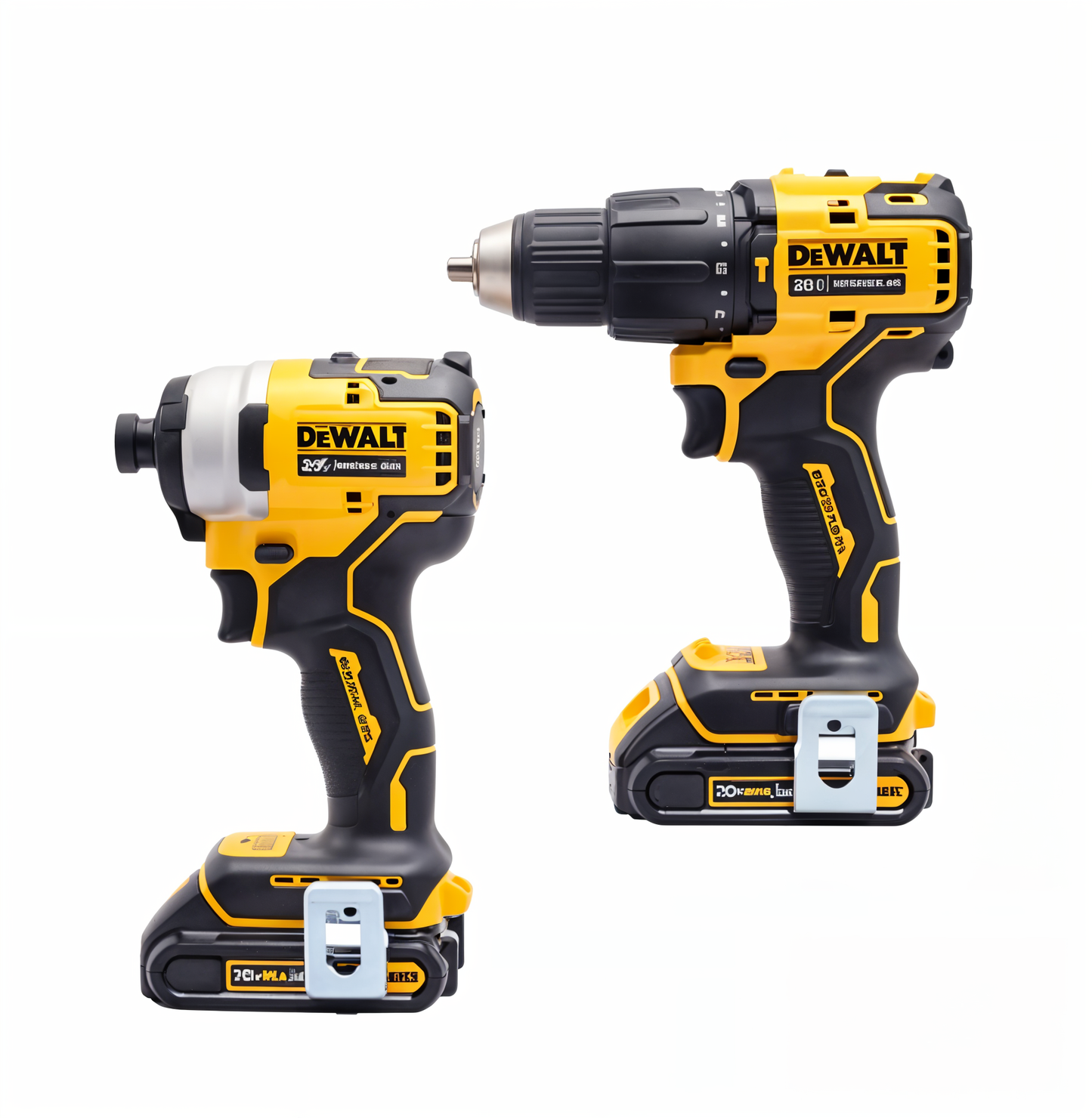 Kit Taladro Taladro Percutor y Atornillador de Impacto 20V MAX* de 1/4″ ATOMIC – DCK240