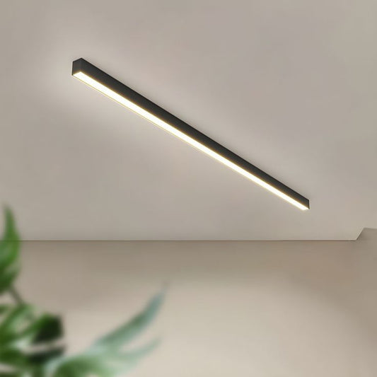 Lámpara G.L. empotrable negra 36w 120cm