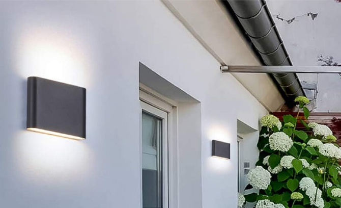 Apli pared G.L negro bidir